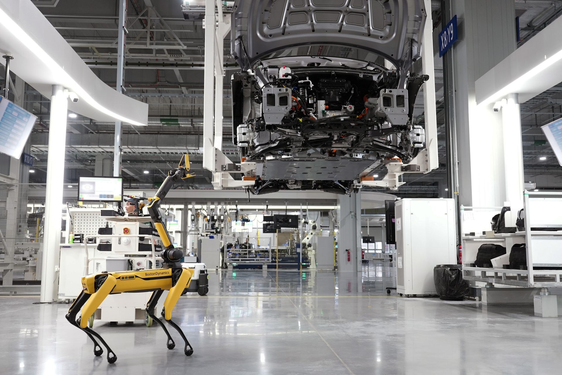 Robotics on an automotive factory floor